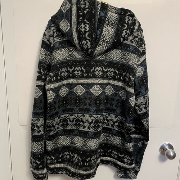Ladies Aztec hoodie - Picture 2 of 3